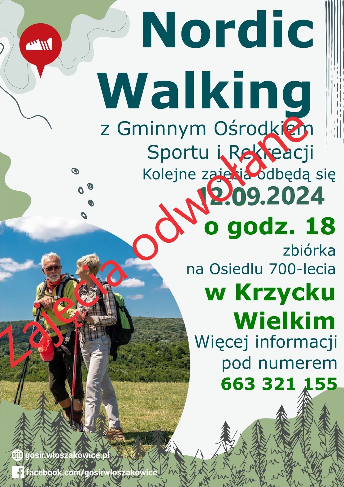 2024.09.12 nordic walking KW zajęcia odwołane