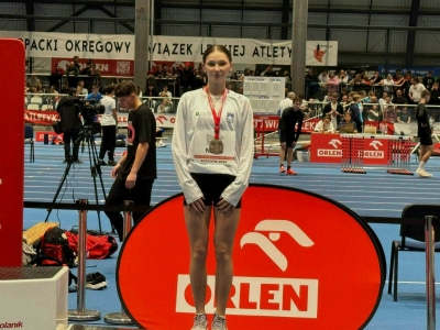 Mieszkanka Bukówca Górnego z brązowym medalem PZLA Halowych Mistrzostw Polski U20