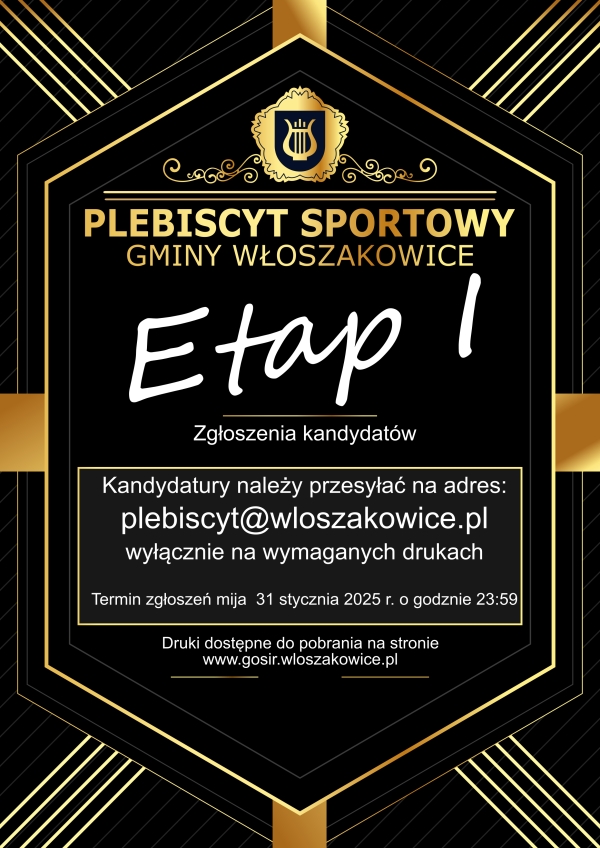 Rusza 8. edycja Plebiscytu Sportowego Gminy Włoszakowice